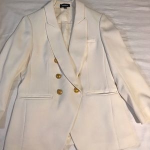 Express gold button blazer